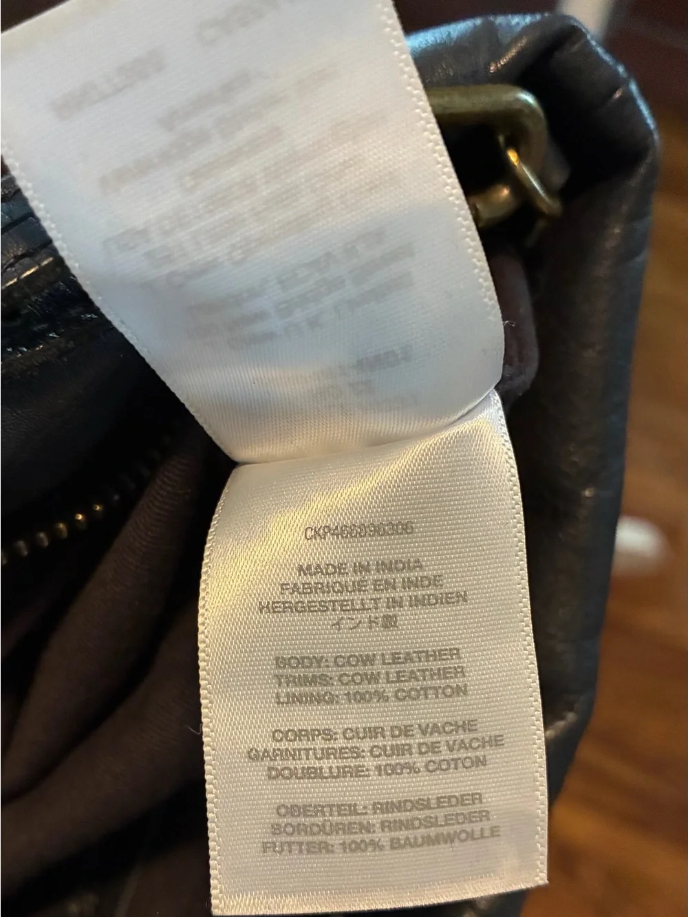 Madewell “The Puffer” Black Leather Crossbody